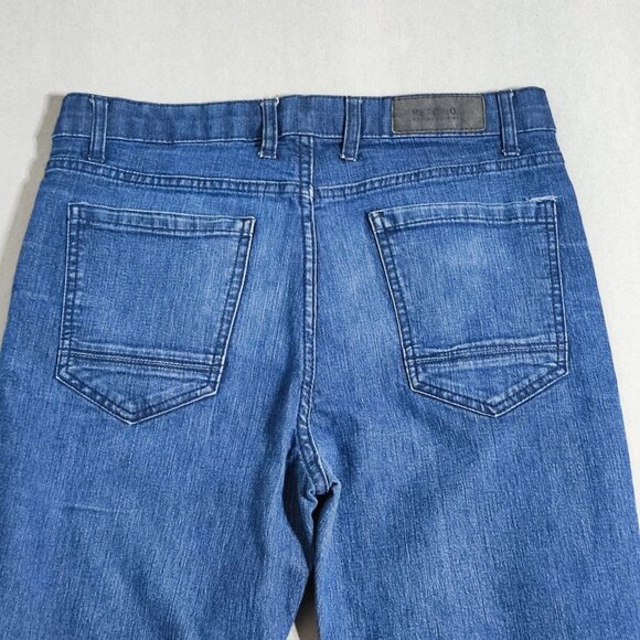 Reaction Kenneth Cole jeans men's size 30X30 ink blue Slim fit straight leg - Picture 4 of 13